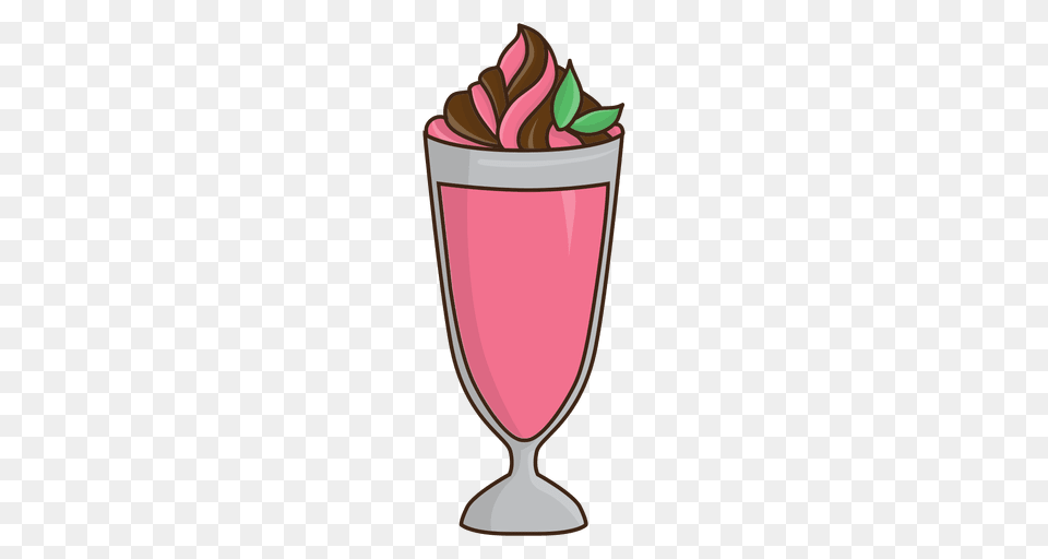 Milkshake Clipart Strawberry Milkshake, Ice Cream, Cream, Dessert, Food Free Png