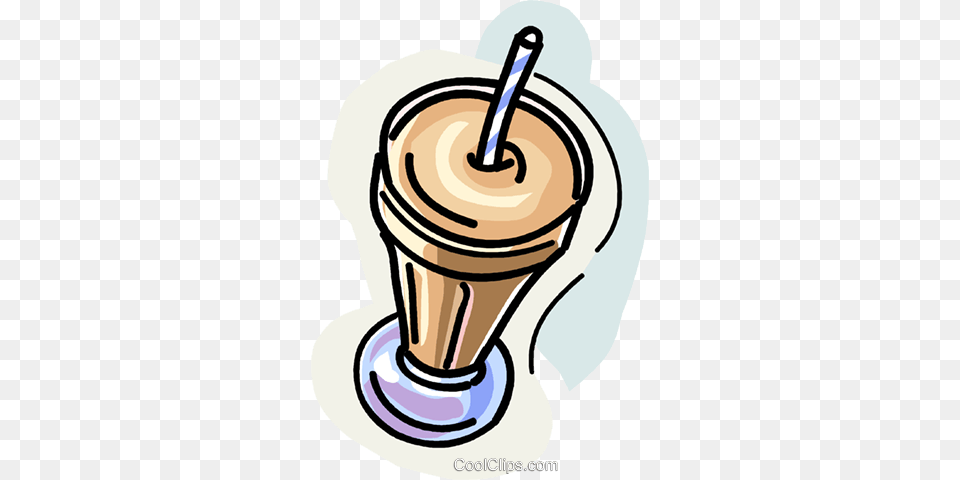 Milkshake Royalty Vector Clip Art Illustration, Beverage, Milk, Juice, Cup Free Png