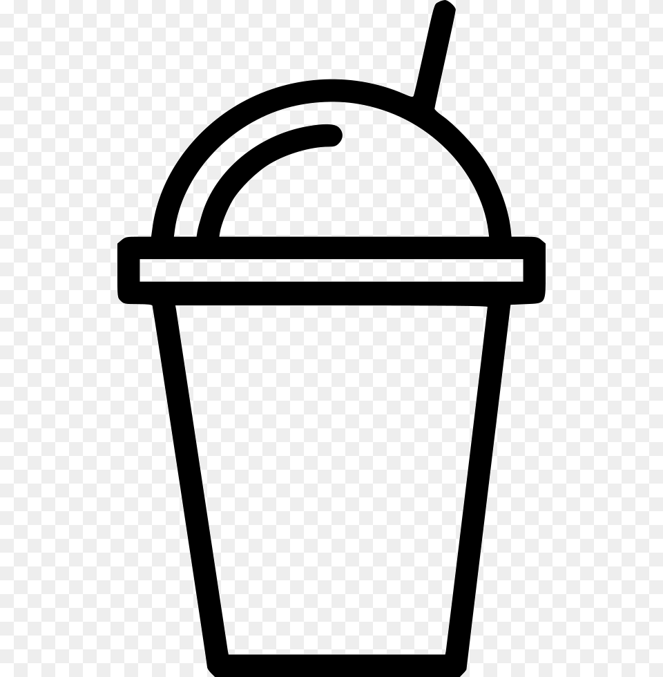 Milkshake Slurpee Black And White, Bucket, Gas Pump, Machine, Pump Png Image