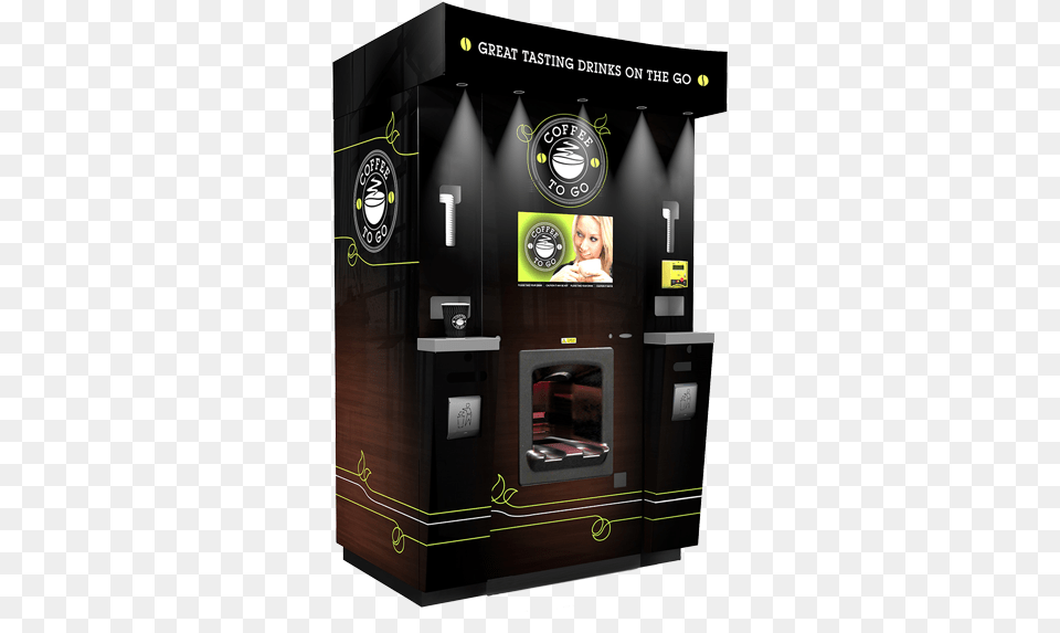 Milkshake Vending Machine Vending Coffee Machine To Go, Kiosk, Baby, Person, Vending Machine Png Image
