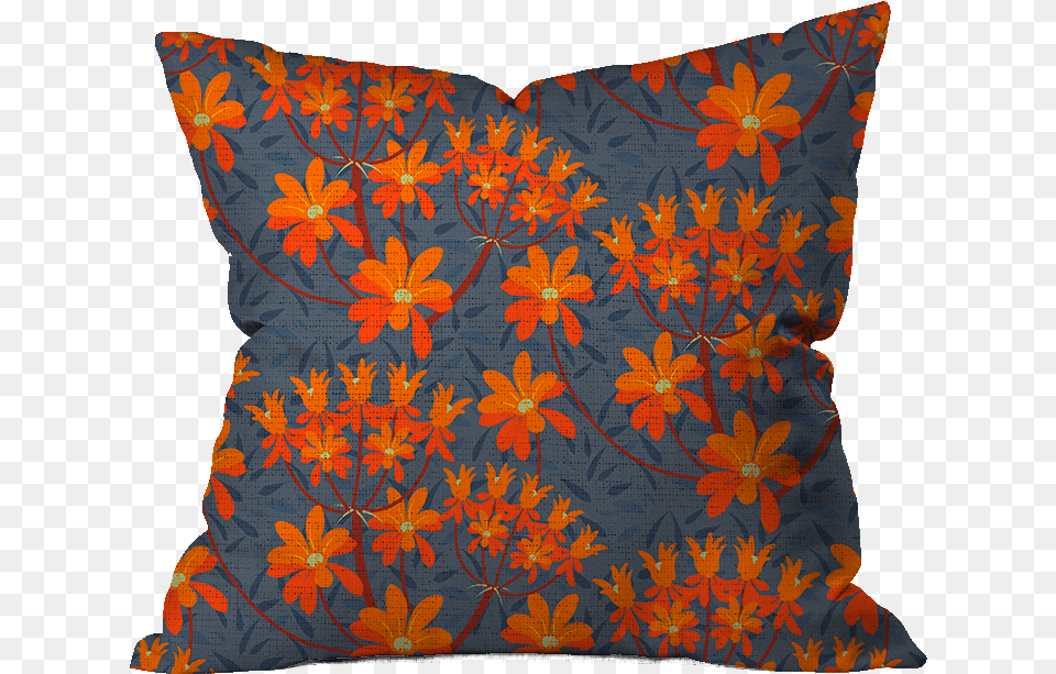 Milkweed Flower Floral Outdoor Pillow Cushion, Home Decor Free Transparent Png