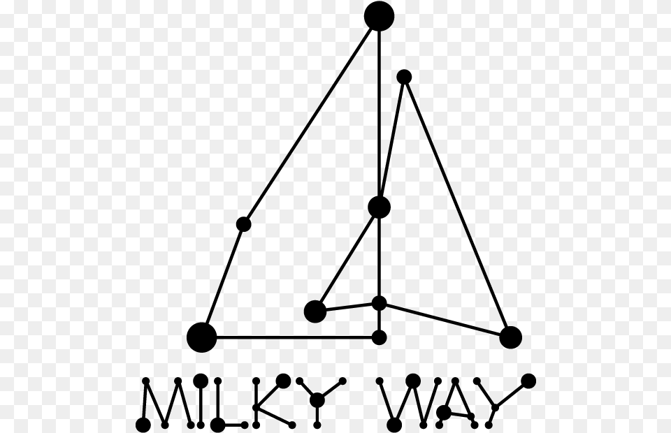 Milky Way, Gray Png Image