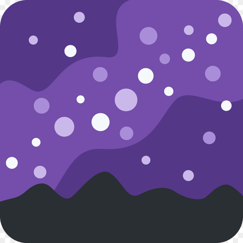 Milky Way Emoji Clipart, Pattern, Purple, Outdoors, Nature Png Image