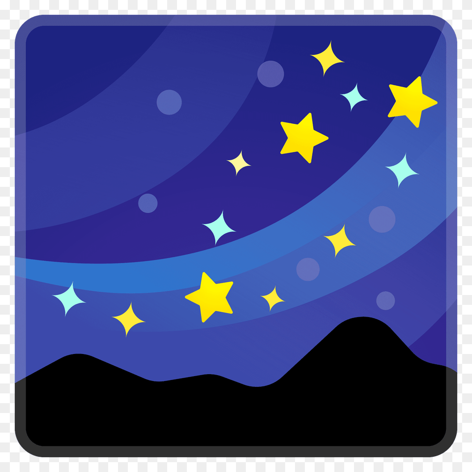 Milky Way Emoji Clipart, Nature, Night, Outdoors, Star Symbol Free Transparent Png