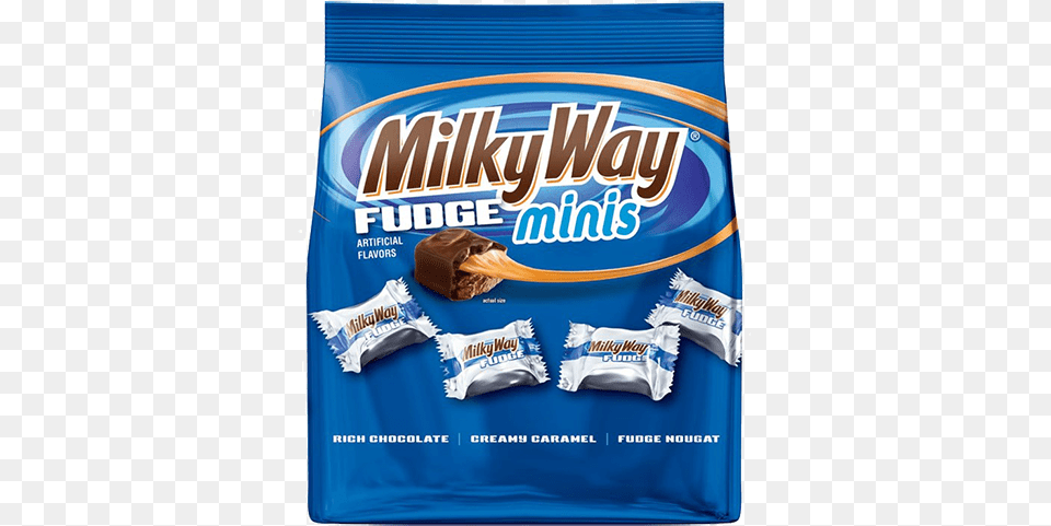 Milky Way Fudge Minis Milky Way Fudge Bar, Food, Sweets, Ketchup Png