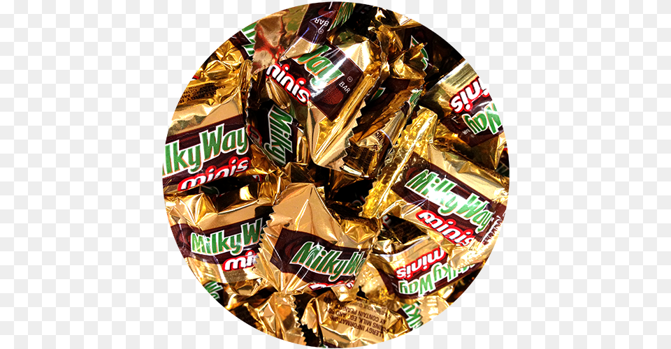 Milky Way Mini Candy Bars Milky Way, Food, Sweets Png
