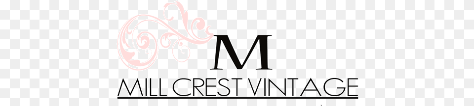 Mill Crest Vintage Logo Mill Crest Vintage Logo Calligraphy, Art, Floral Design, Graphics, Pattern Free Png