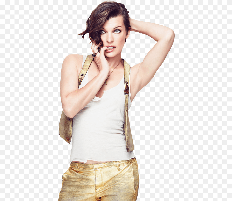 Milla Jovovich Free Milla Jovovich And Margot Robbie, Accessories, Portrait, Photography, Blouse Png Image