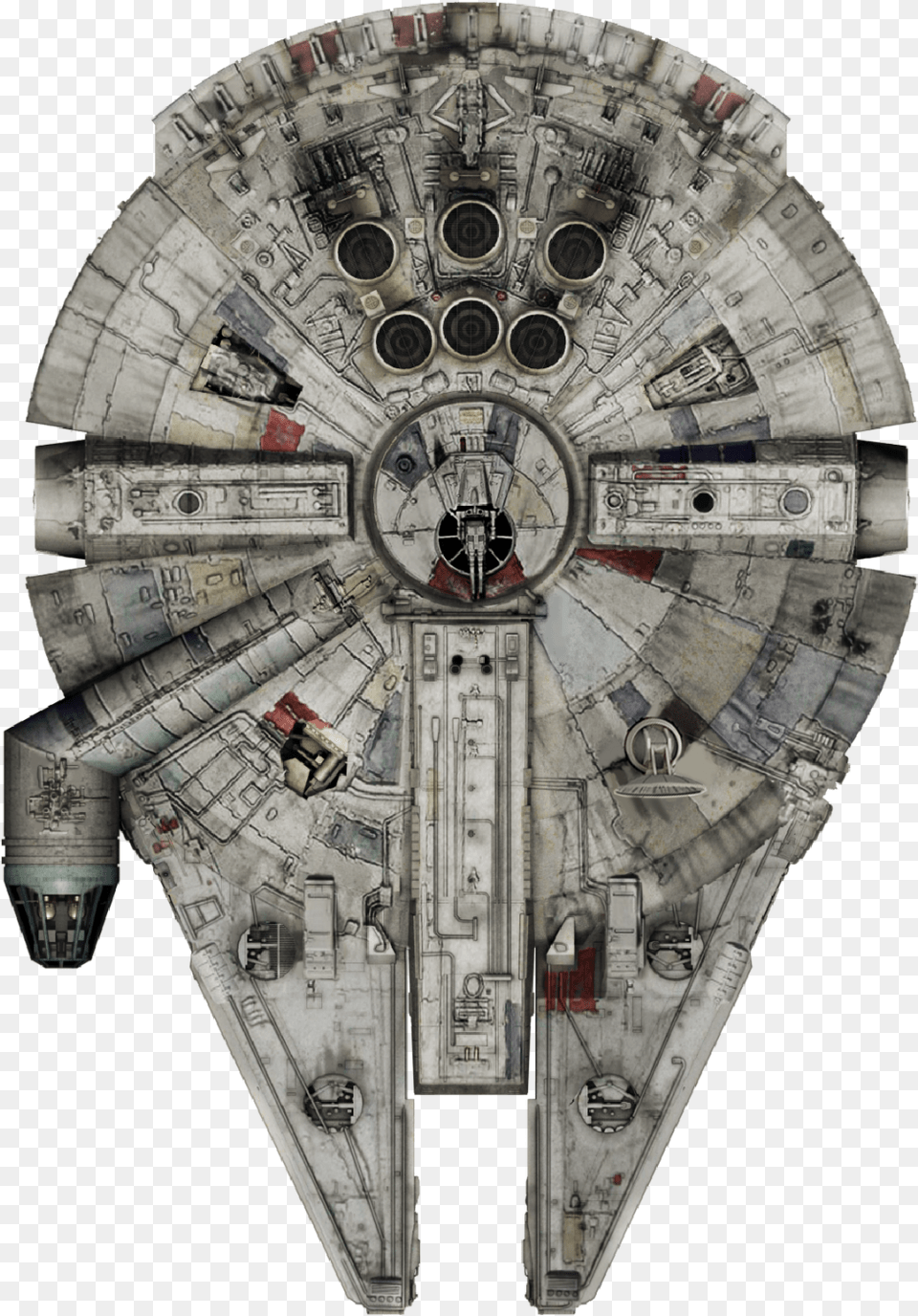 Millenium Falcon Top, Aircraft, Transportation, Vehicle, Architecture Free Png Download