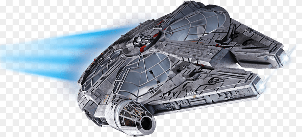 Millennium Falcon 4 Image Transparent Background Star Wars Millennium Falcon, Aircraft, Spaceship, Transportation, Vehicle Free Png