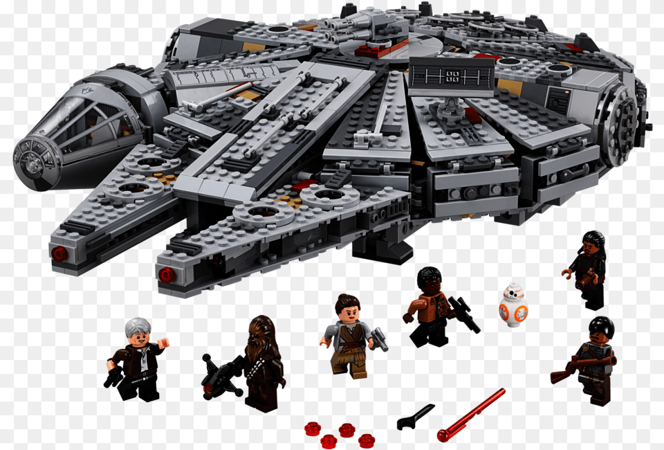 Millennium Falcon De Lego Hans Solo, Aircraft, Vehicle, Transportation, Spaceship Free Png