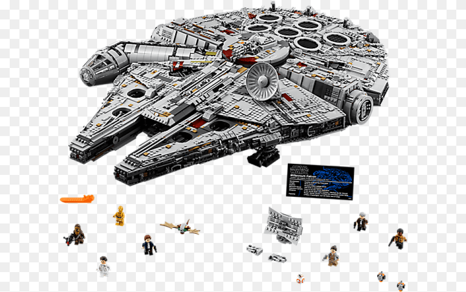 Millennium Falcon Lego Star Wars Millenium Falcon, Aircraft, Spaceship, Transportation, Vehicle Free Png