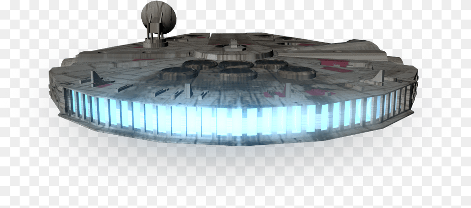 Millennium Falcon Now Textured Scale Model, Lighting, Aircraft, Airplane, Transportation Free Transparent Png