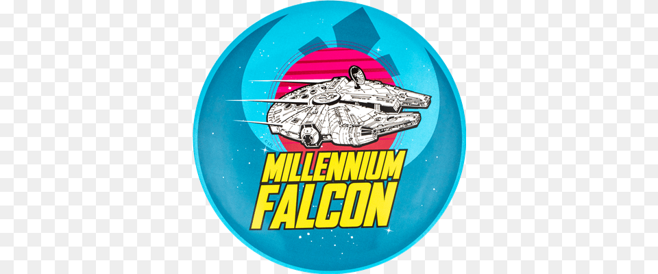 Millennium Falcon Supercolor Buzzz Golf Disc Millennium Falcon, Badge, Logo, Symbol, Toy Free Png