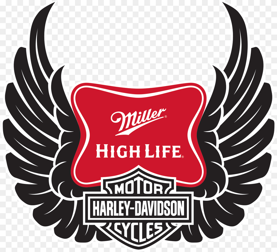 Miller Beer Harley Davidson, Emblem, Symbol, Logo, Dynamite Png Image