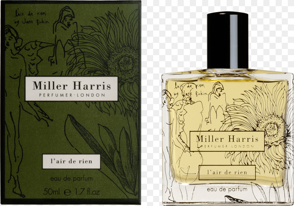 Miller Harris L Air De Rien Eau De Parfum Spray 50ml Miller Harris, Bottle, Aftershave, Person, Cosmetics Free Png