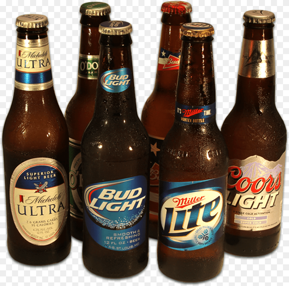 Miller Lite, Alcohol, Beer, Beer Bottle, Beverage Free Png