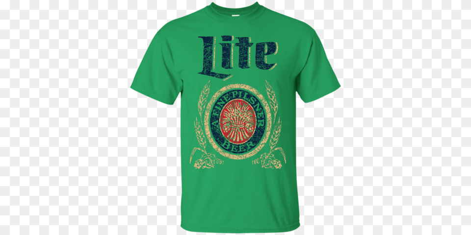 Miller Lite Beer T Shirt Custom Designed Color Worn Label Pattern, Clothing, T-shirt Free Png Download