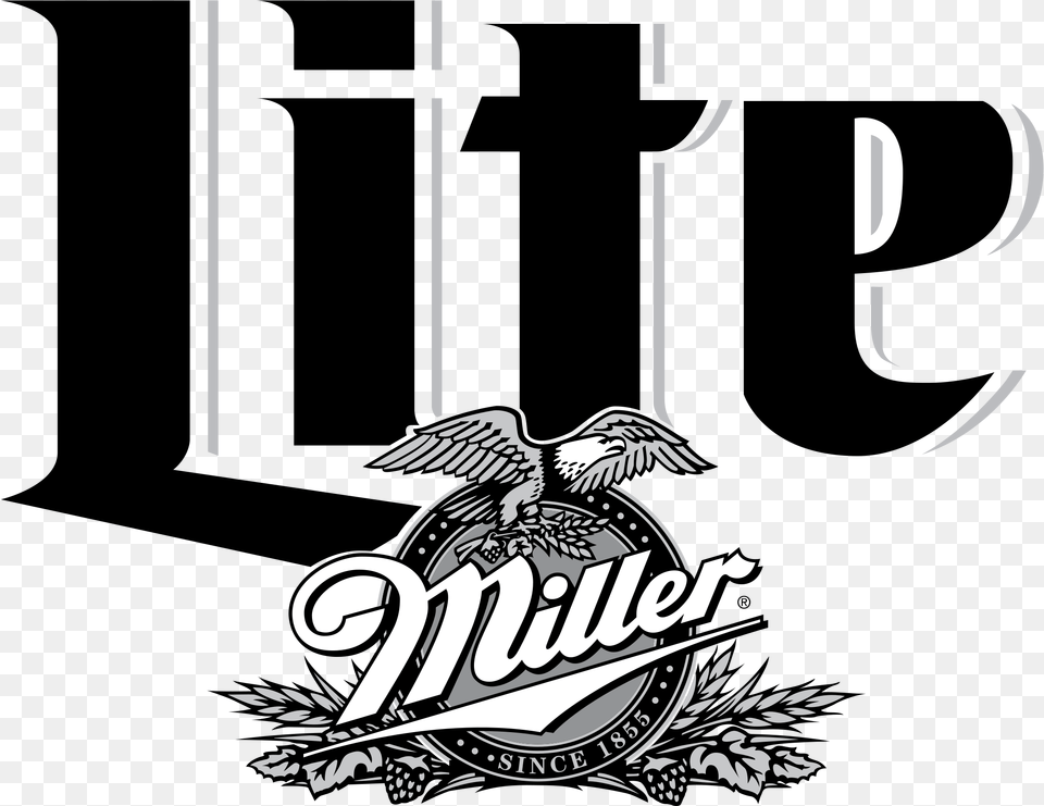 Miller Lite Logo Transparent Miller Lite Vector Logo, Emblem, Symbol, Animal, Bird Png Image