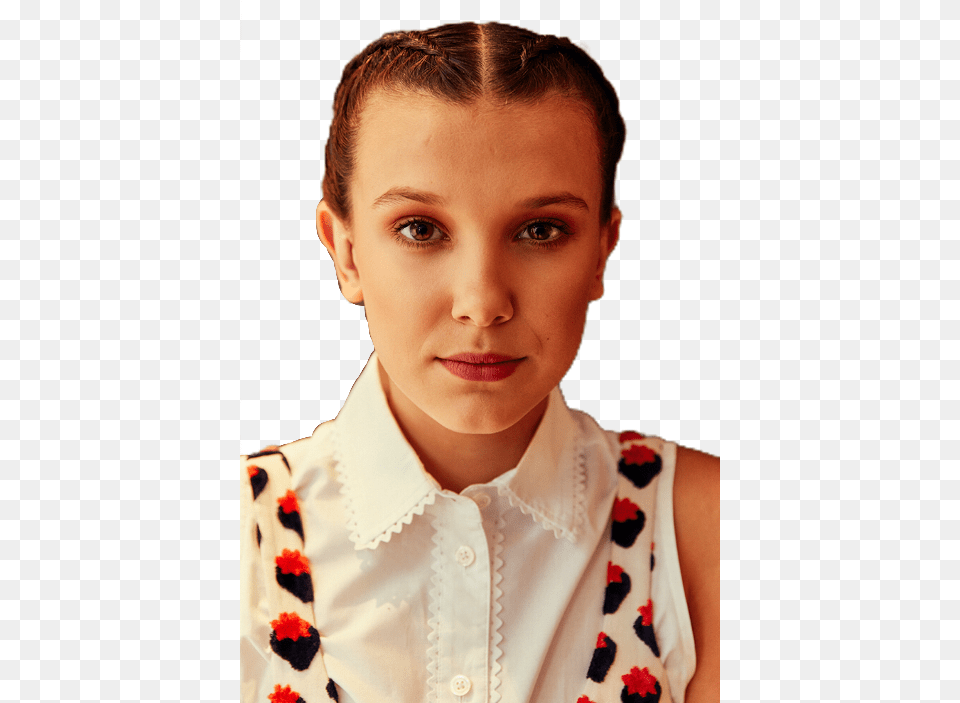 Millie Bobby Brown Comic Con 2017, Girl, Person, Head, Portrait Free Png