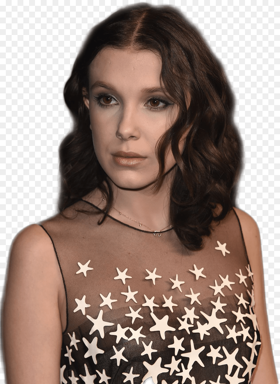 Millie Bobby Brown In Transparent, Accessories, Portrait, Photography, Person Png