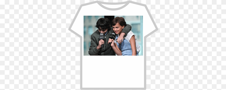 Millie Bobbybrownfinnwolfhardpictures Roblox Boys T Shirt Roblox, T-shirt, Clothing, Photography, Person Free Png