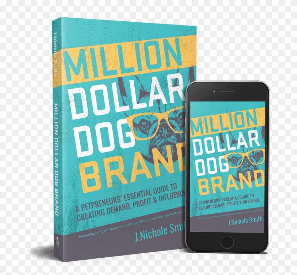 Million Dollar Dog Brand Paperback And Ebook Smartphone, Book, Electronics, Phone, Publication Png Image
