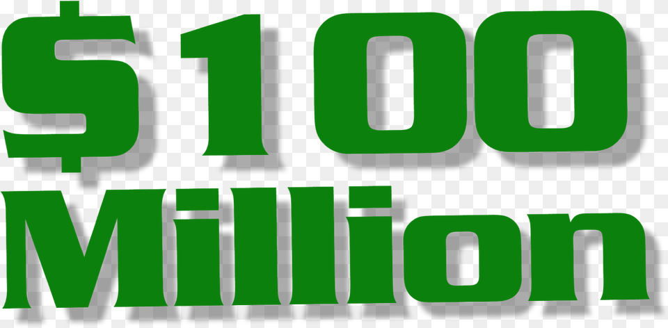 Million Dollars, Green, Text Free Png