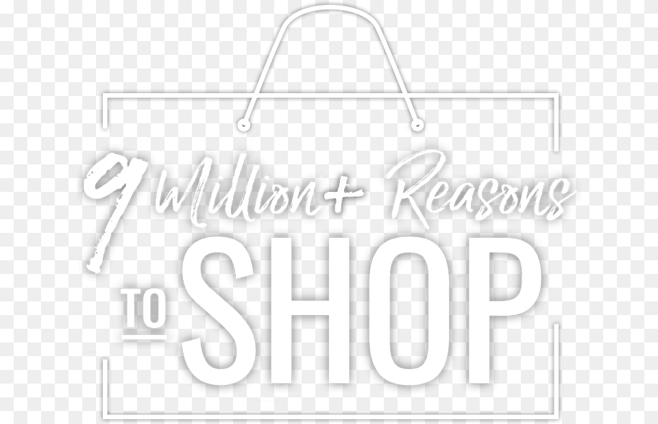 Million Reasons To Shop, Bag, Text Free Png Download