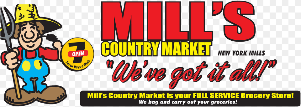 Mills Country Market Poster, Baby, Person, Face, Head Free Png