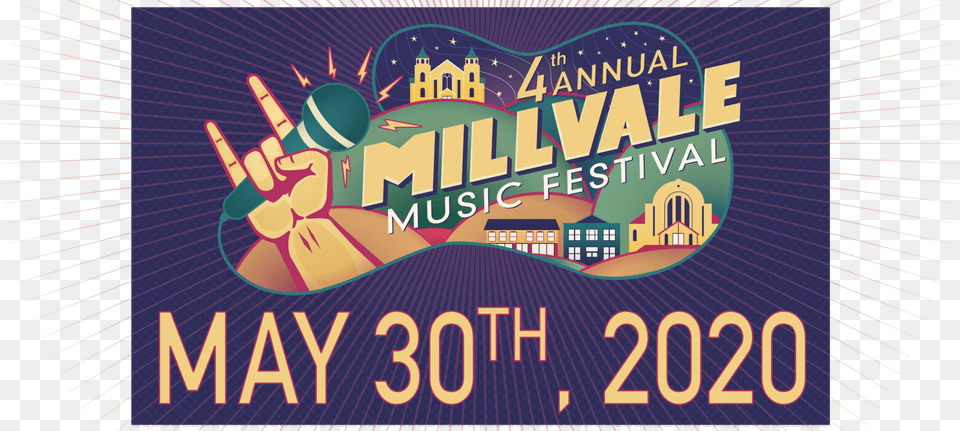 Millvale Music Festival Poster, Advertisement, Scoreboard Png