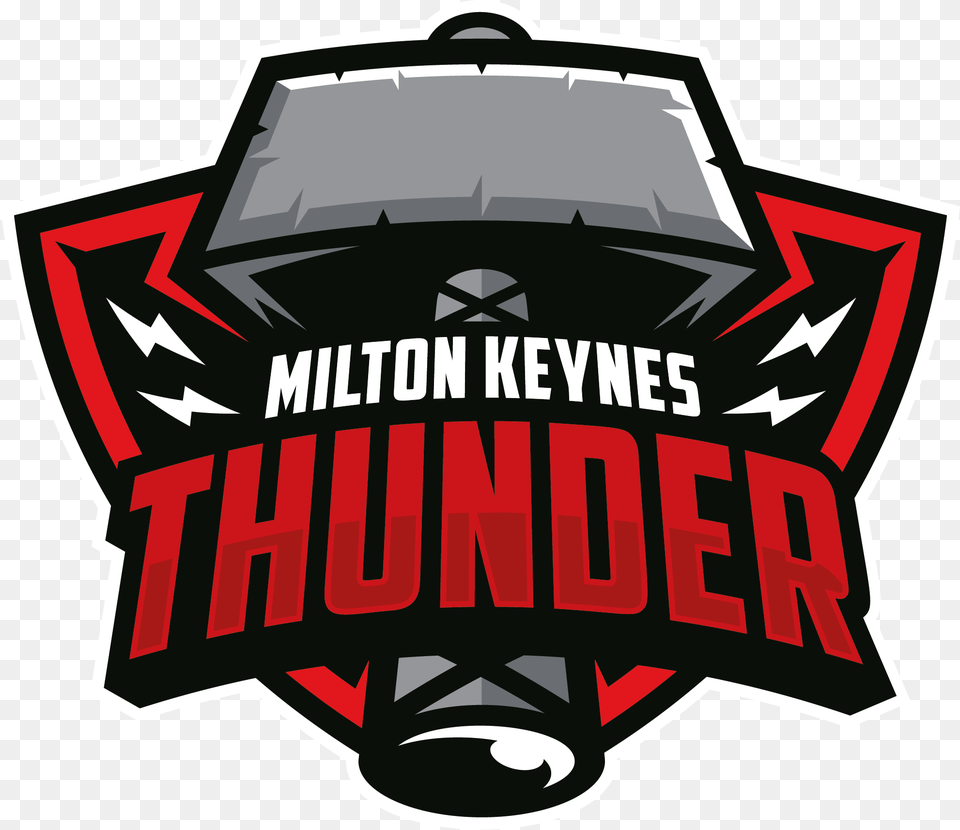 Milton Keynes Thunder Logo Transparent, Dynamite, Weapon, Symbol, Emblem Free Png