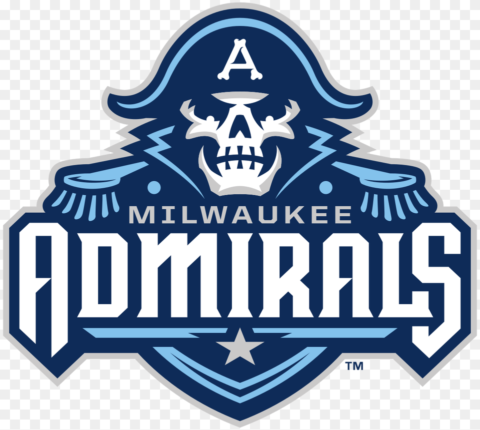 Milwaukee Admirals Logo, Badge, Emblem, Symbol, Scoreboard Png Image