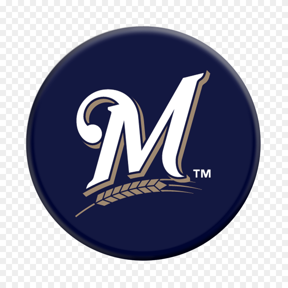 Milwaukee Brewers Popsockets Grip, Logo, Emblem, Symbol, Badge Free Transparent Png
