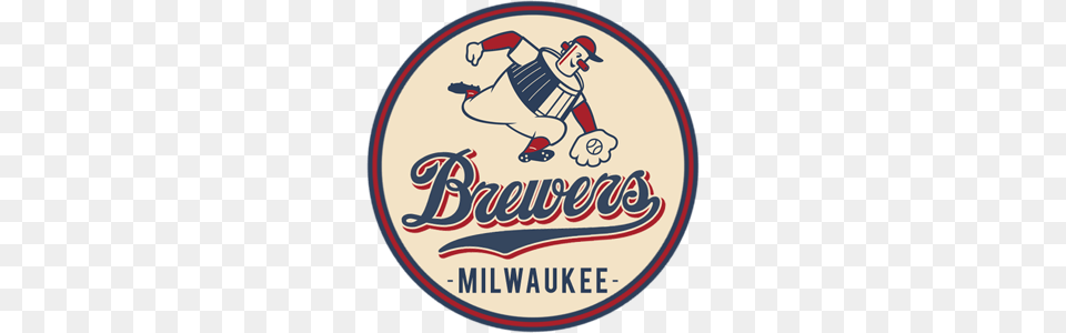 Milwaukee Brewers Retro Logo, People, Person, Baby, Advertisement Free Transparent Png