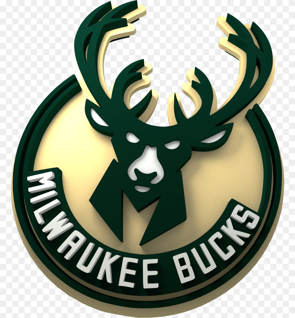 Milwaukee Bucks, Logo, Person, Animal, Deer Free Png