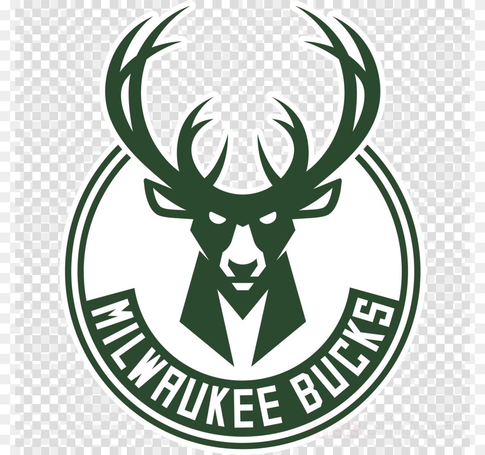 Milwaukee Bucks Logo Clipart Milwaukee Bucks Fiserv, Person, Emblem, Symbol, Face Free Png Download