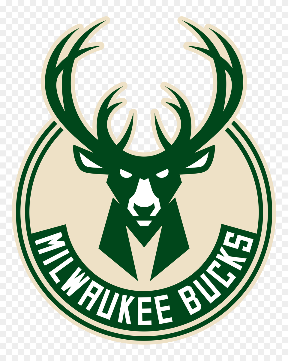 Milwaukee Bucks Logo Transparent Vector, Animal, Deer, Mammal, Wildlife Free Png Download