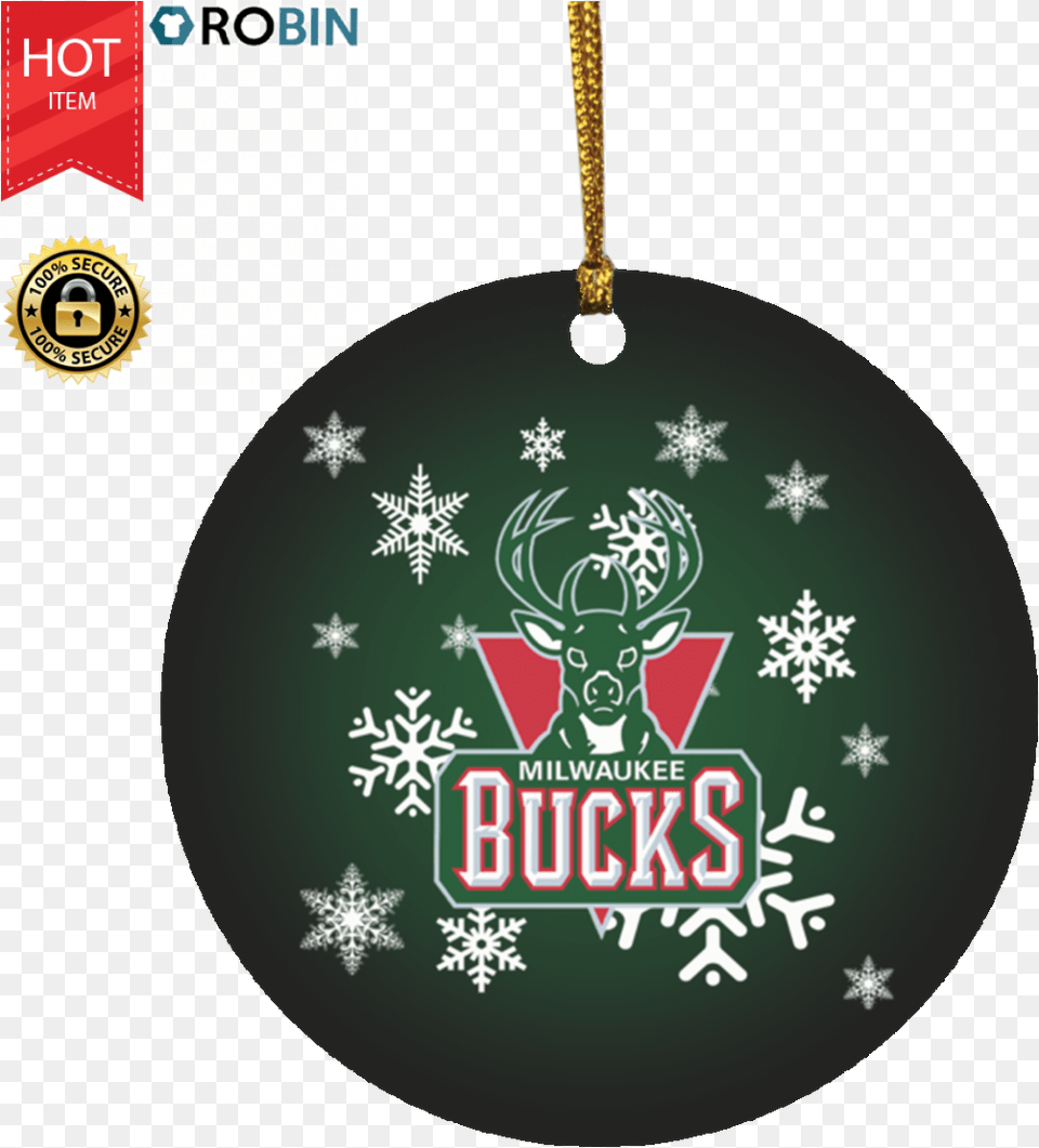 Milwaukee Bucks Merry Christmas Circle Ornament Chicago Bulls Merry Christmas, Accessories Free Transparent Png