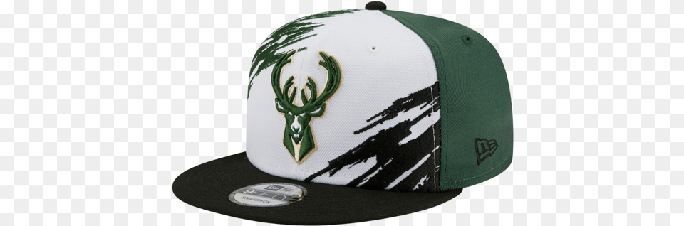 Milwaukee Bucks Nba 9fifty Draft Snapback Heather Grey Green Hat, Baseball Cap, Cap, Clothing, Ball Free Png Download