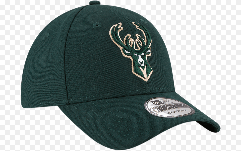 Milwaukee Bucks New Era 940 The League Nba Cap U2013 Lovemycap Bucks Hat, Baseball Cap, Clothing Png Image