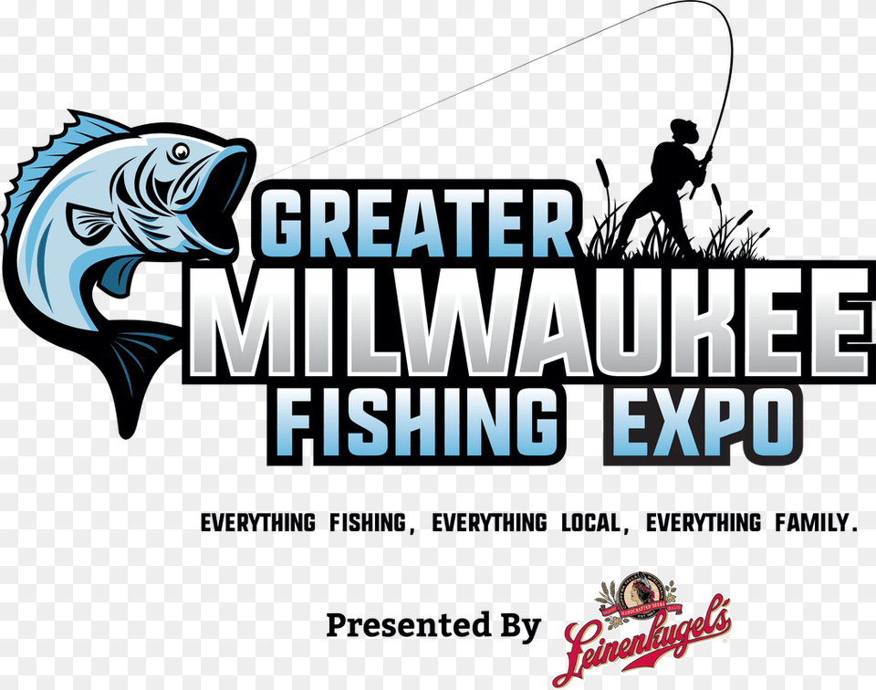 Milwaukee Fishing Expo For Salmon Walleye Bass Fishing Leinenkugel Beer Photo License Plate Aluminum, Water, Person, Outdoors, Leisure Activities Free Png Download