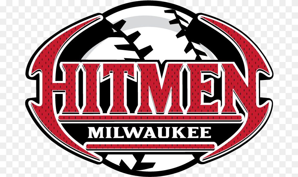 Milwaukee Hitmen Baseball Logo, Emblem, Symbol, Sticker Png Image
