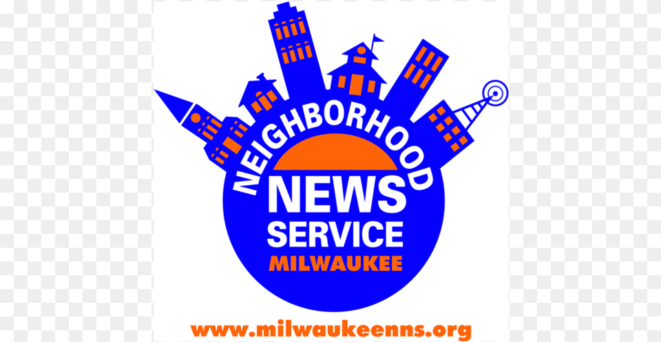 Milwaukee Neighborhood News Service, Advertisement, Logo, Poster Free Png Download