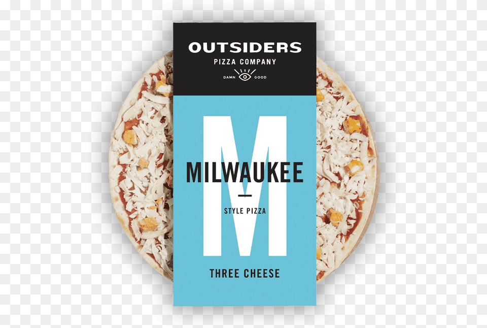 Milwaukee Style Three Cheese Pizza, Advertisement, Poster, Food, Meal Free Png