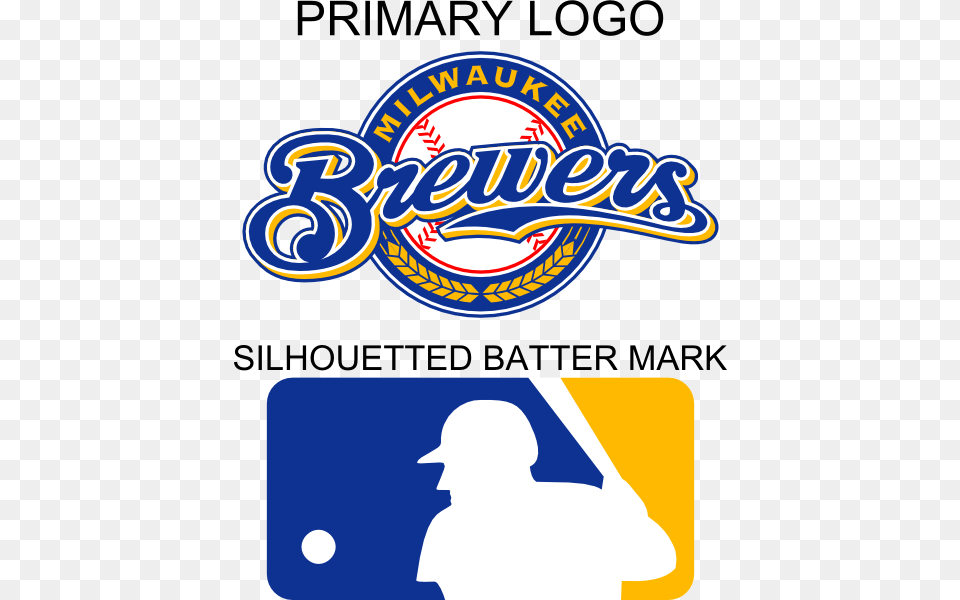 Milwaukeebrewerslogos Milwaukee Brewers Logo Black And White, People, Person, Baby, Text Free Png
