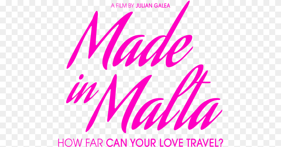 Mim Logo With Tagline Pink Made In Malta Movie Poster, Purple, Text, Dynamite, Weapon Free Png Download