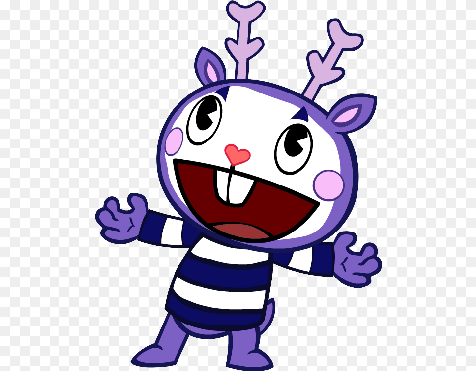 Mime Happy Tree Friends Happy Tree Friends 2011, Purple, Performer, Person, Animal Png Image