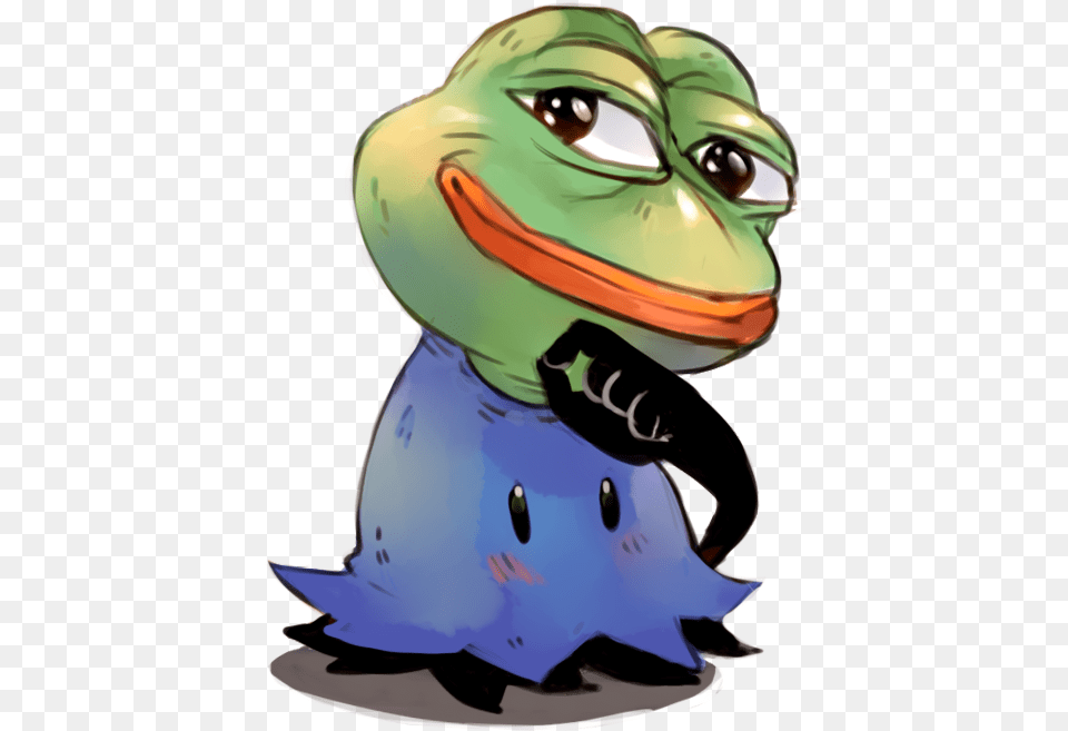 Mimikyu And Pepe The Frog Frog Pokemon, Cartoon, Animal Free Transparent Png