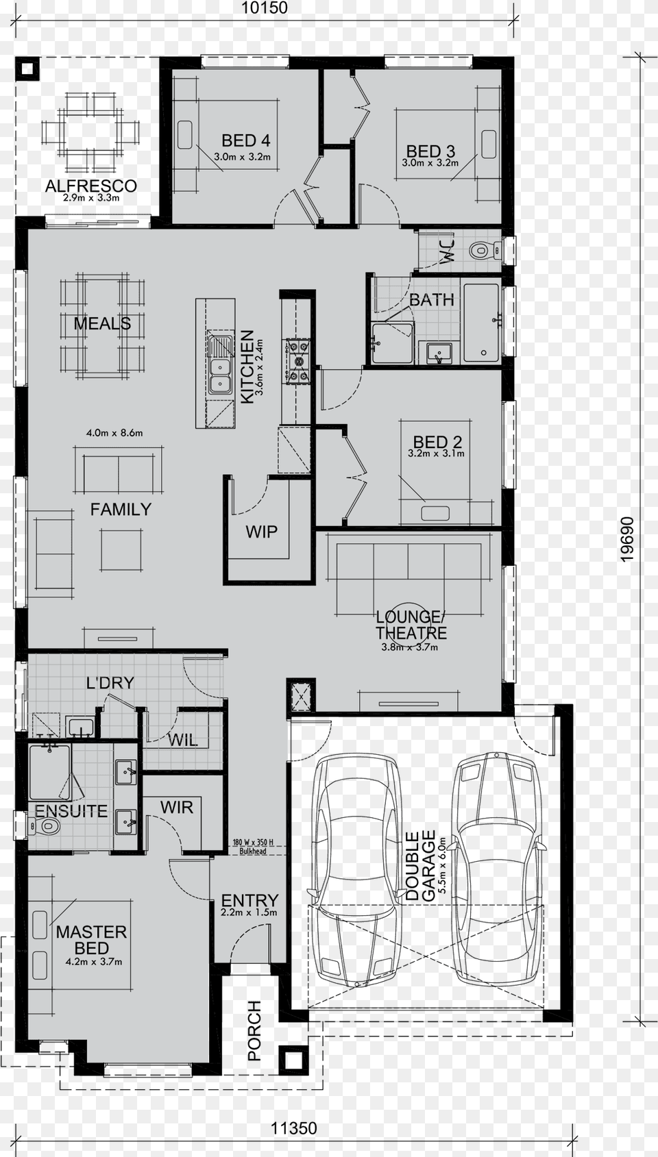 Mimosa Homes Hamilton, Diagram, Cad Diagram, Floor Plan Png Image